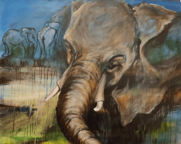 NoSpaceForCircles80x100cmSold No space for circles