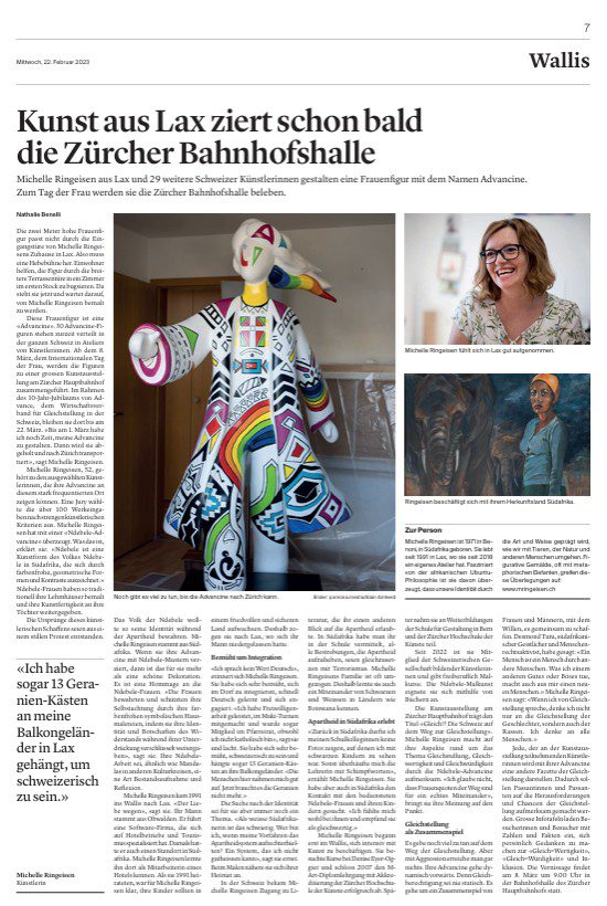 Walliser Bote Artikel